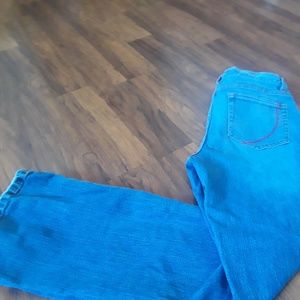 Ladies denim jeans.
